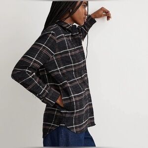 Madewell Slub Flannel Sunday Shirt size XS f6